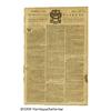 Image 1 : 1754 "Pennsylvania Gazette" Rare Colonial Newspap