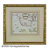 Image 1 : 1679 Hand-colored Map of North Ireland by Theunis