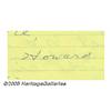 Image 3 : Handwritten Howard Hughes' Note to Wife Jean Pete