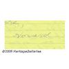 Image 3 : Howard Hughes' and Jean Peters' Handwritten Note 
