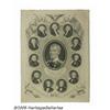 Image 1 : Rare Oversized 1848 Campaign Print for Zachary Ta