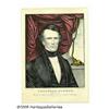 Image 1 : Striking Franklin Pierce Campaign Print by Currie