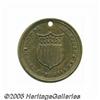 Image 2 : Lincoln 1860 Campaign Token with Shield on Back A