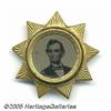 Image 1 : Stunning and Unusual 1864 Abraham Lincoln Pinback
