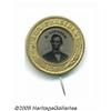 Image 1 : A Choice 1864-dated Abraham Lincoln Pinback Ferro