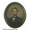 Image 1 : Impressive Large 1867-dated Abraham Lincoln Chrom