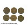Image 2 : Group of Six 1863-1864 George McClellan Tokens Th
