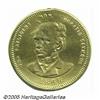 Image 1 : Large 1868 Horatio Seymour Campaign Brass Shell L