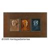 Image 1 : 1885-dated Ceramic Tiles of George Washington, Ab