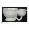 Image 2 : Rare and Unusual Garfield Milkglass Shaving Cup I