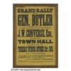 Image 1 : Rare Large Ben Butler Political Broadside Butler 