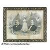 Image 1 : Elegant 1884 Grover Cleveland and Thomas Hendrick