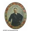 Image 1 : Superb Large Theodore Roosevelt Litho Tin Serving