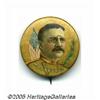 Image 1 : Rare, Colorful 7/8" Theodore Roosevelt Button Sho
