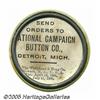 Image 2 : Multicolor 1 1/4" 1904 Teddy Roosevelt Button, wi