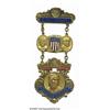 Image 1 : Dramatic William Howard Taft Badge with Teddy Roo