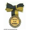 Image 1 : Votes for Women Badge and Ribbon This 1 1/4" yell