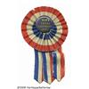 Image 1 : Men's Equal Suffrage League Pinback on Red White 