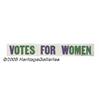 Image 1 : Circa 1915 Votes for Women Banner 5 1/2" x 38 1/2