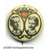 Image 1 : Scarce Larger-size 1 1/4" Woodrow Wilson and Thom