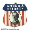 Image 1 : Spectacular Large Woodrow Wilson Die-cut Celluloi