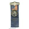Image 1 : Rare Coolidge and Dawes Ribbon Badge The gold let