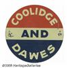 Image 1 : 3" Litho Tin Coolidge Automobile License Attachme