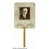Image 2 : Two Scarce Coolidge Cardboard Political Fans Each