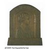 Image 1 : Massive Grace Coolidge Bronze Plaque, Signed by t