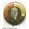 Image 1 : Colorful Large 1 3/4" Calvin Coolidge Pin This bo