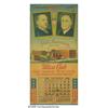 Image 1 : Colorful Large 1938 Beer Advertising Calendar Wit