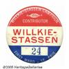 Image 1 : Rare 1 1/2" Wendell Willkie "Coat-tail" Button Va