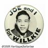 Image 1 : Always-popular 1940 1 1/4" Button Picturing Boxin