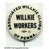 Image 2 : 1940 Wendell Willkie Button Group Lot Twenty-two 