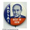 Image 2 : Fine Collection of Adlai Stevenson Buttons, Inclu