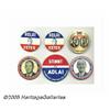 Image 4 : Fine Collection of Adlai Stevenson Buttons, Inclu