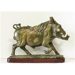 Green Verdite Sculpture