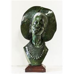 Green Verdite Sculpture