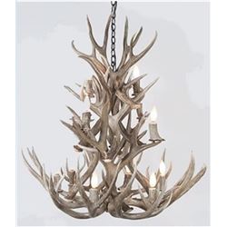 Mule Deer Antler Chandelier