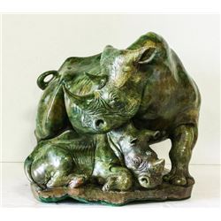 Green Verdite Sculpture