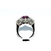 Image 2 : 6.4 Carat Pink Sapphire and Diamond Ring