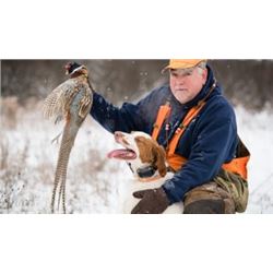 PHEASANT HUNT WITH OVERNIGHT STAY FOR TWO | Meemo’s Farm, Evart Michigan