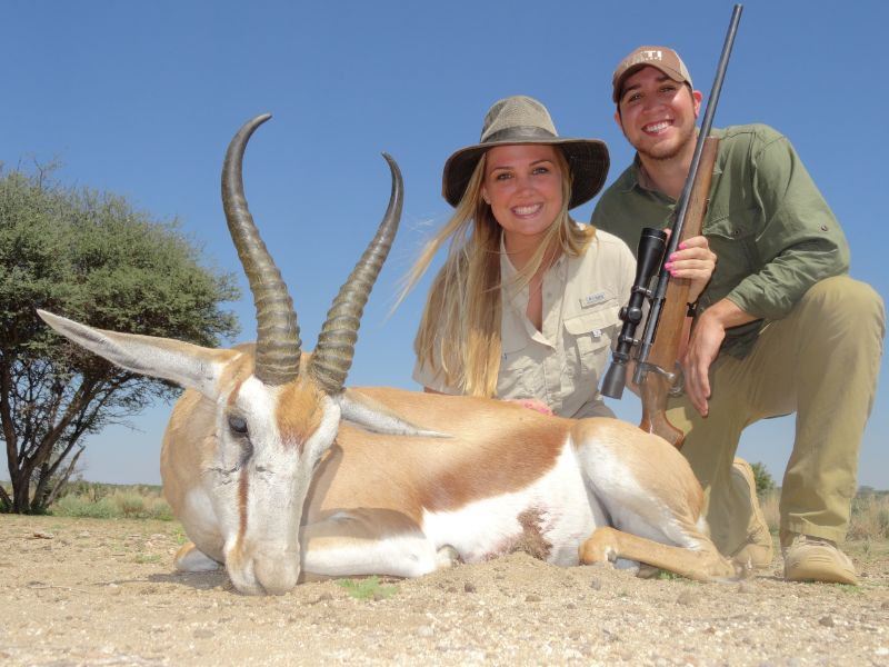 Springbuck Blue JAN OELOFSE HUNTING SAFARIS - Mount Etjo, Namibia | Giraffe, Oryx ...