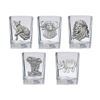 Image 1 : Shot Glass Set of African Big Five