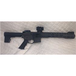 Custom made by Chris Brown this Aero Precision AR15 pistol.