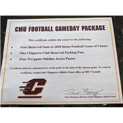 CMU Football Package