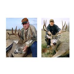 7 Day Trophy Whitetail and Mule Deer Combo for One Hunter