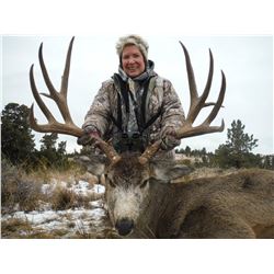 Montana: 5 Day guided mule deer hunt for 1 hunter, October 25th thru 29th 2020