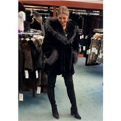 Ladies Fur: David Green Master Furrier's Lady's Hooded Mink Stroller