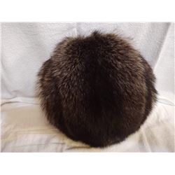 Custom Made Racoon Fur Pillow